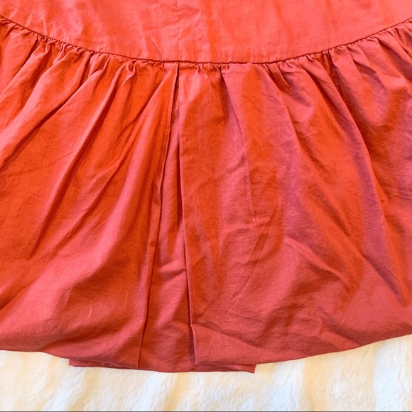 Anthropologie Fei Orange Skirt Size 6 - Picture 7 of 7